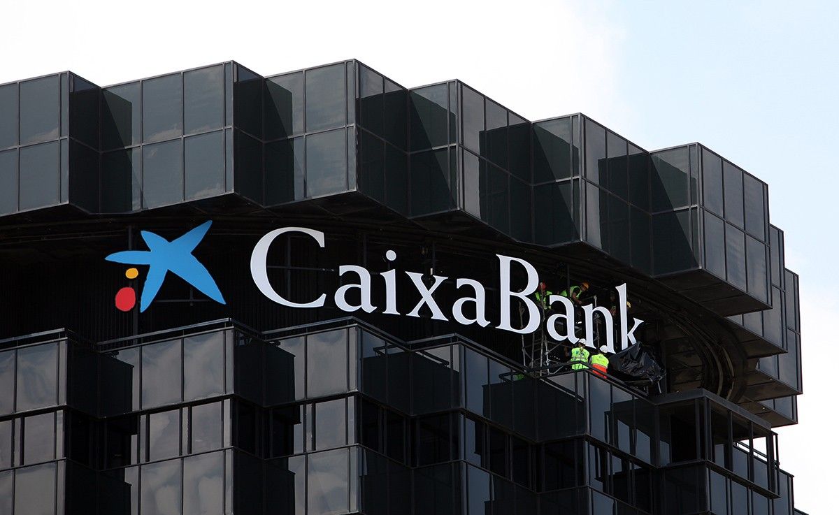 L'edifici de CaixaBank a l'avinguda Diagonal de Barcelona.
