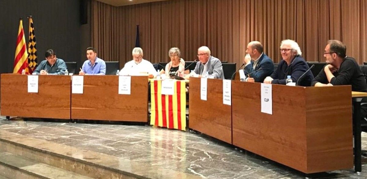Els candidats de Balaguer durant el debat