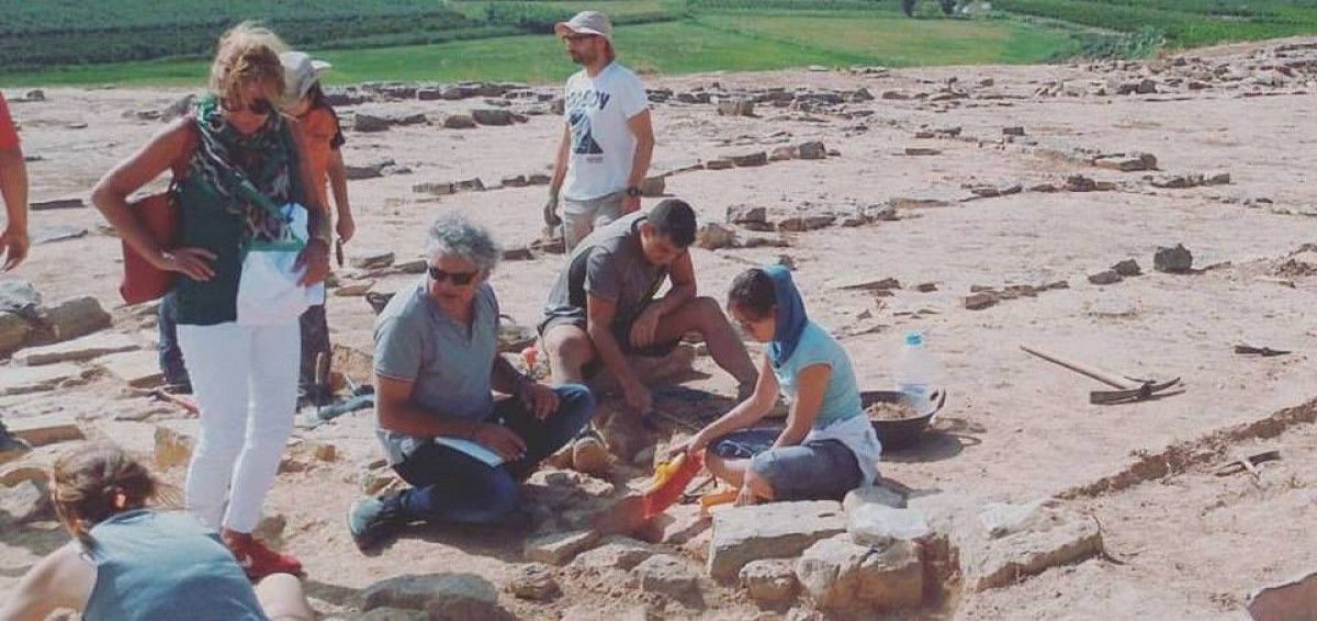 Imatge de les excavacions al Gebut