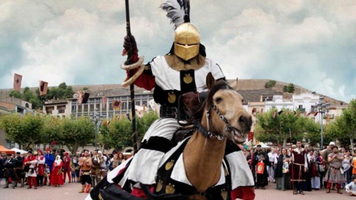 Un cavaller medieval, al Mercadal