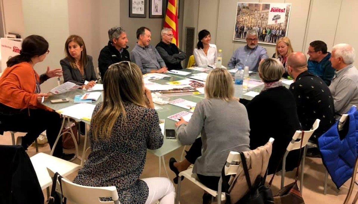 Imatge de part de la candidatura de Junts per Balaguer