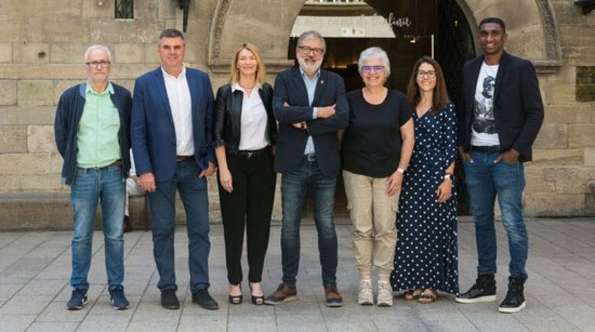 Els set regidors electes del PSC de Lleida