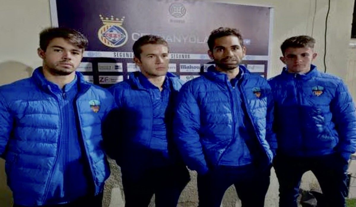 Els quatre capitans del Lleida Esportiu