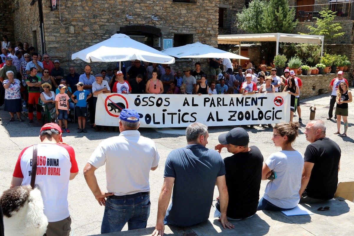 La protesta al Pallars