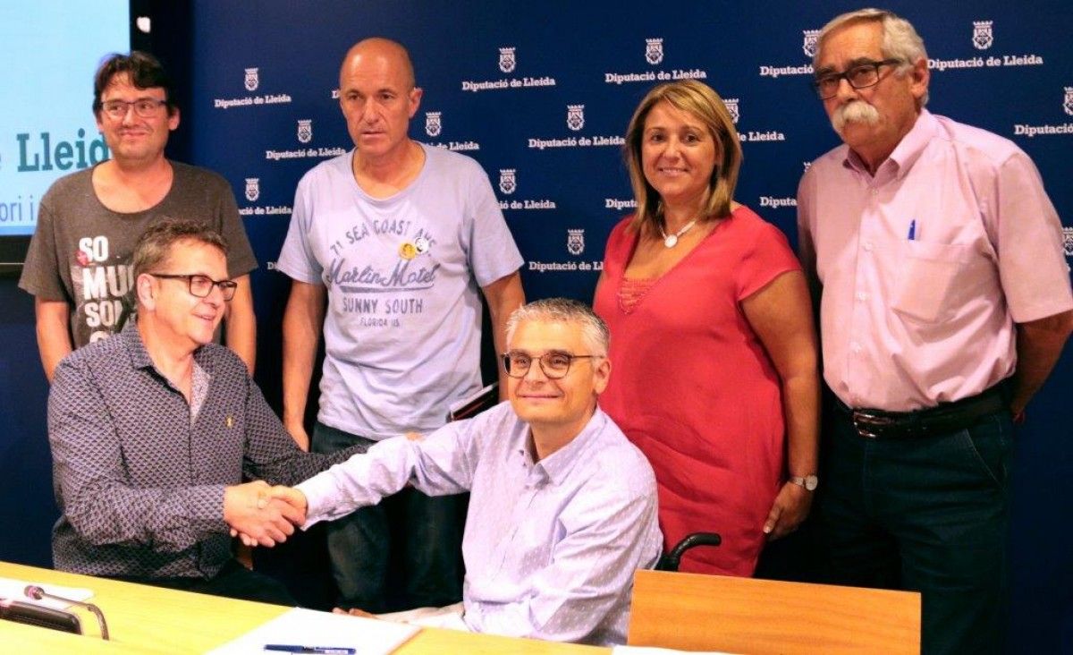 Part del nou govern de la Diputació de Lleida