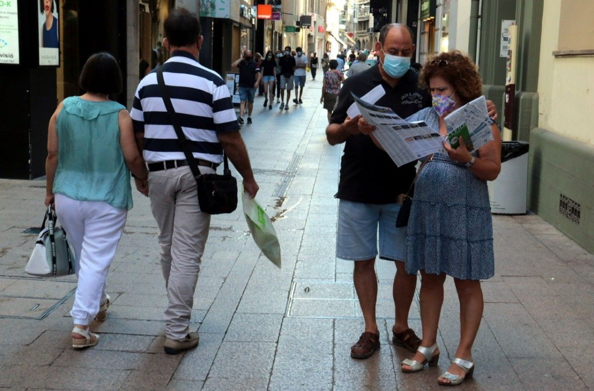Dos turistes per Lleida