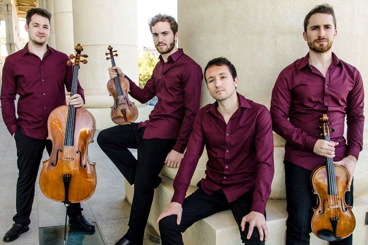 Els integrants de Carvaggio Piano Quartet.
