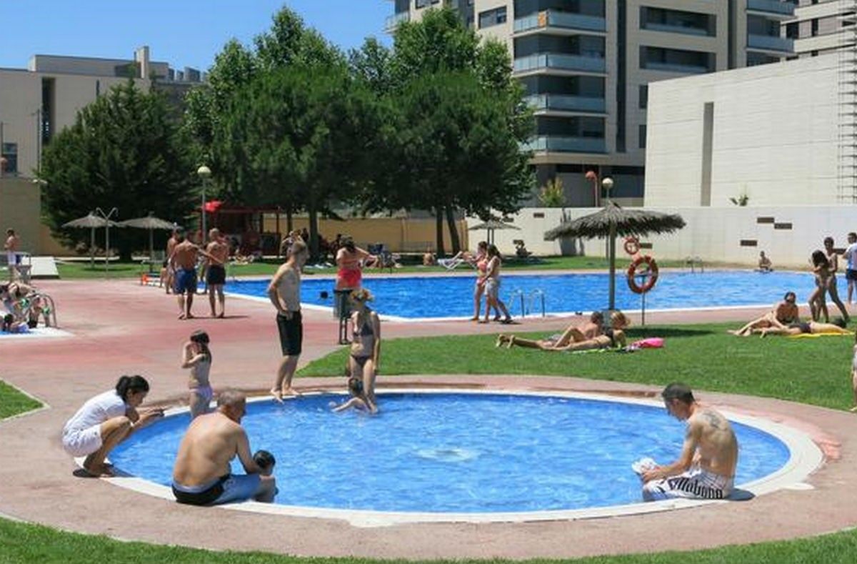 Una piscina municipal de Lleida. 