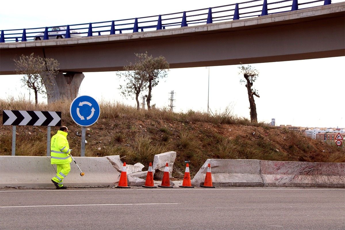Punt de l'accident mortal de Tarragona