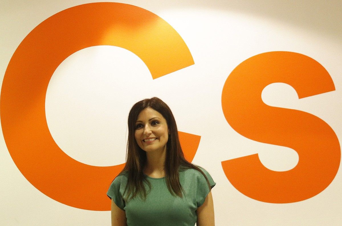 La cap de files de Ciutadans a Catalunya, Lorena Roldán