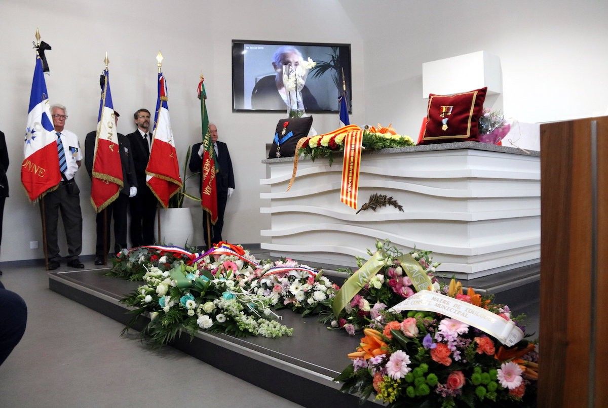 El funeral de Conxita Grangé s'ha celebrat a Tolosa de Llenguadoc