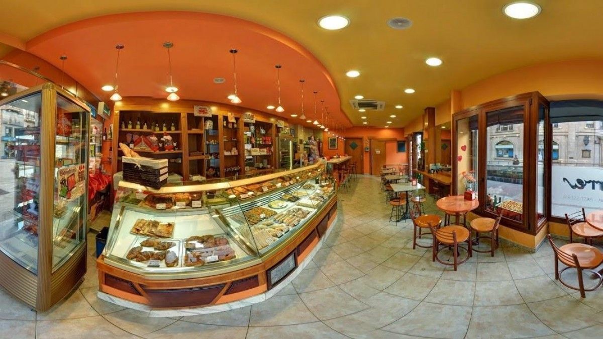 Imatge de l'interior de la pastisseria