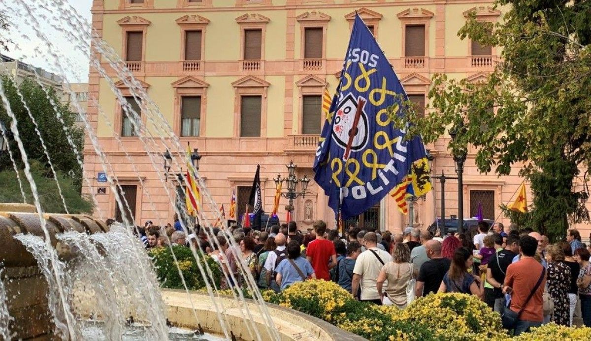 Imatge de la manifestació de Lleida