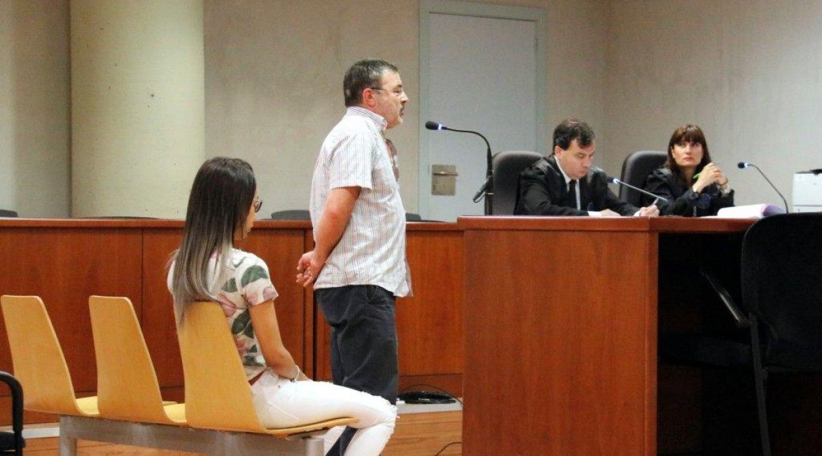 Imatge de l'acusat durant el judici