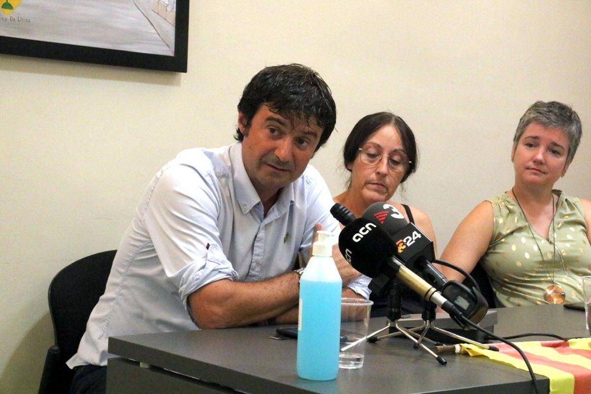 Josep Solsona, en primer terme