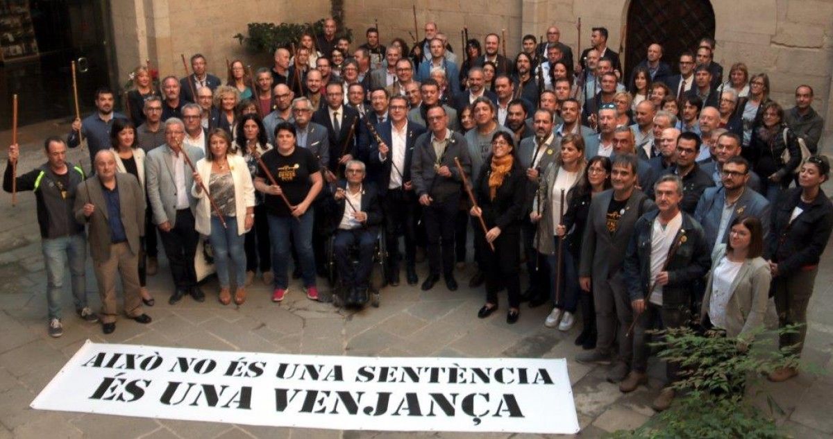 Imatge dels alcaldes i els regidors lleidatans
