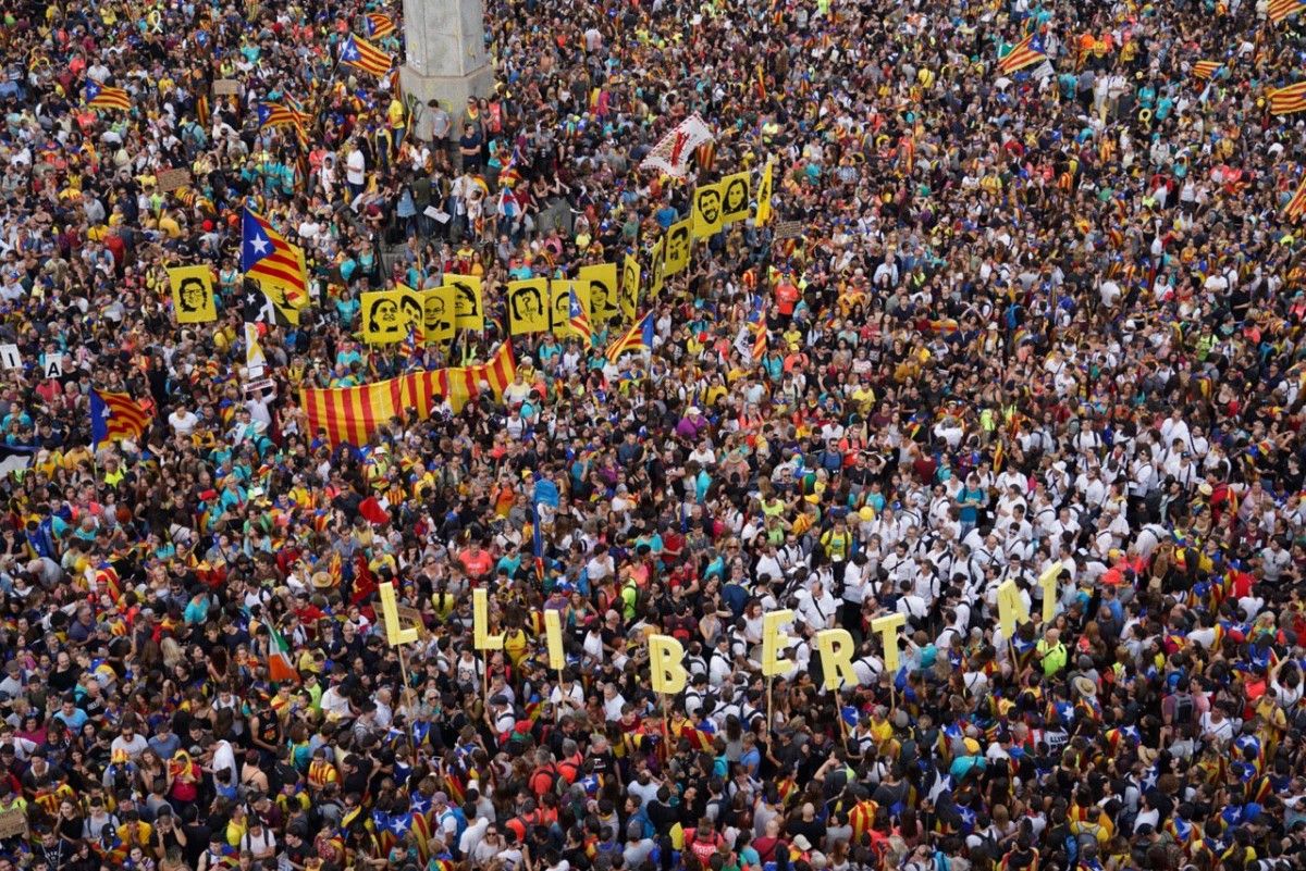 Manifestació del 18-O a Barcelona