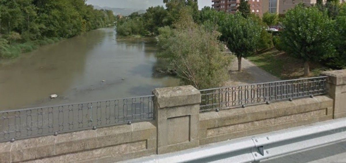 Imatge del riu Segre al seu pas per Balaguer