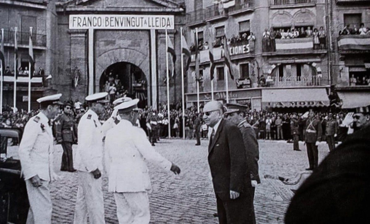 Visita de Franco a Lleida, l'any 1963