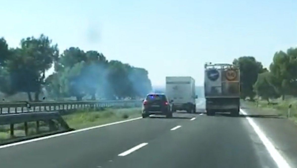 Captura del vídeo del conductor temerari 