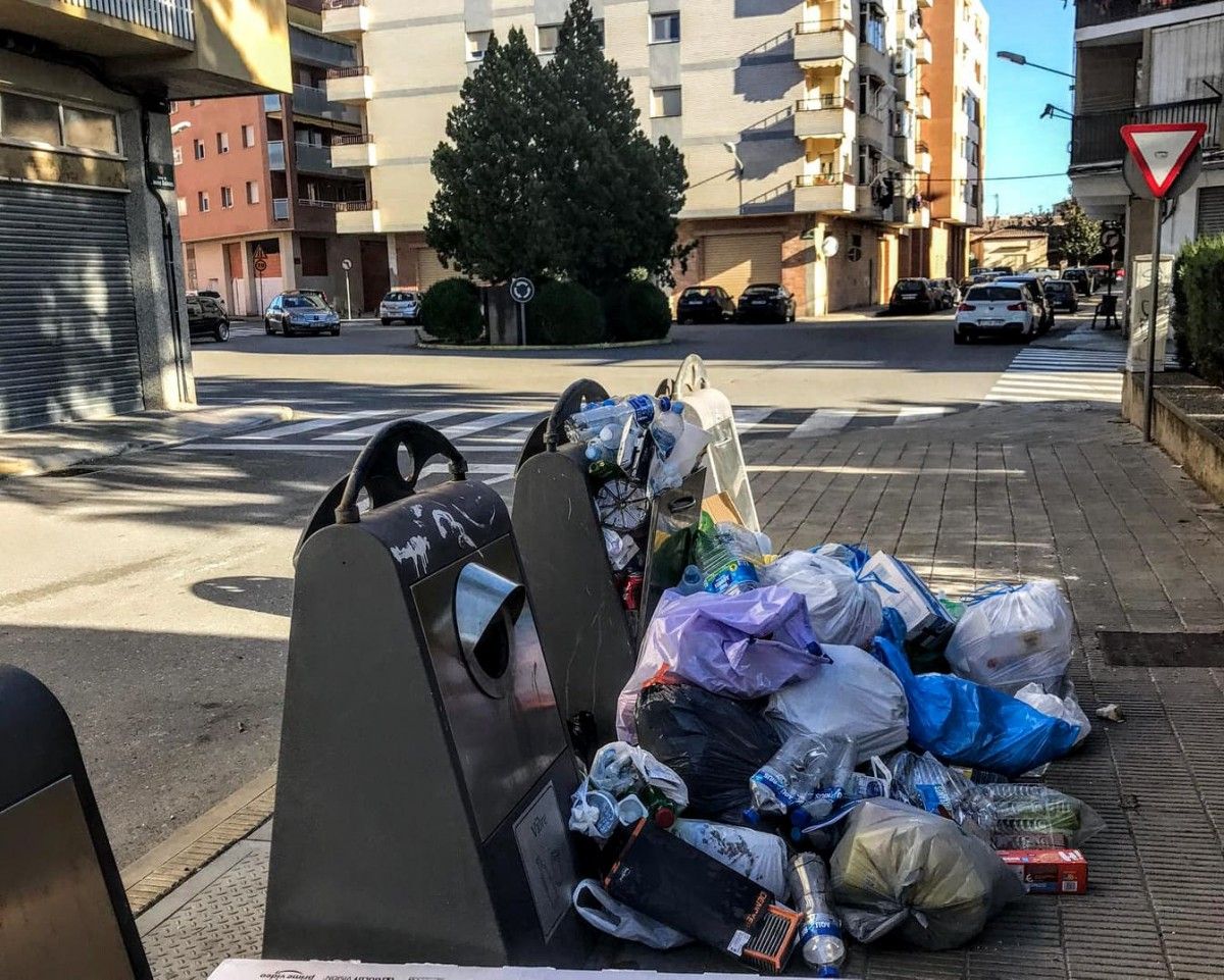 Imatge de les escombraries a Balaguer