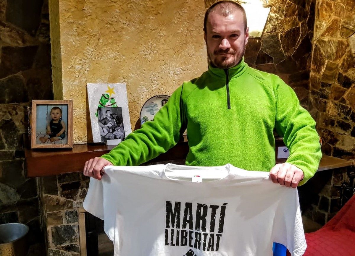 Albert Martí, en llibertat