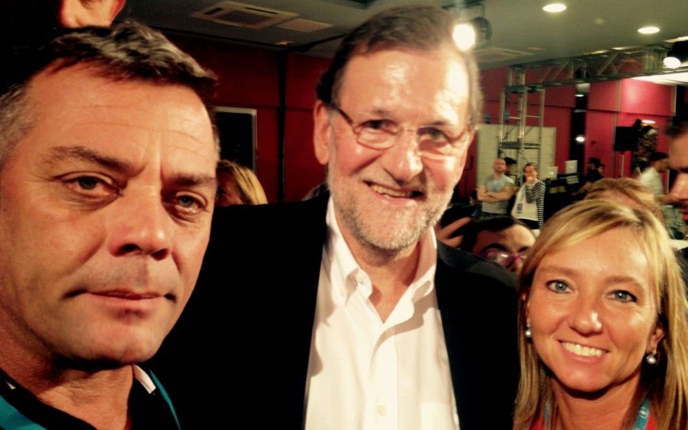 Marisa Xandri amb Mariano Rajoy