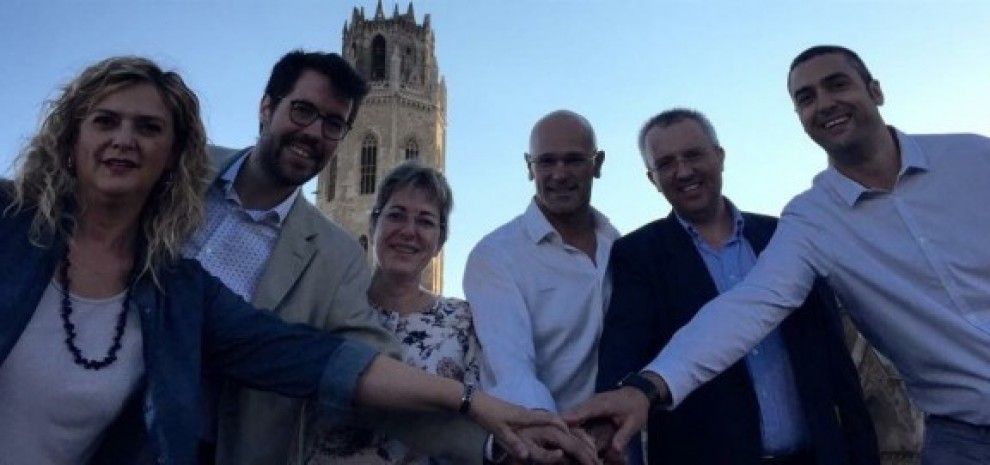 Els líders de Junts pel Sí a Lleida