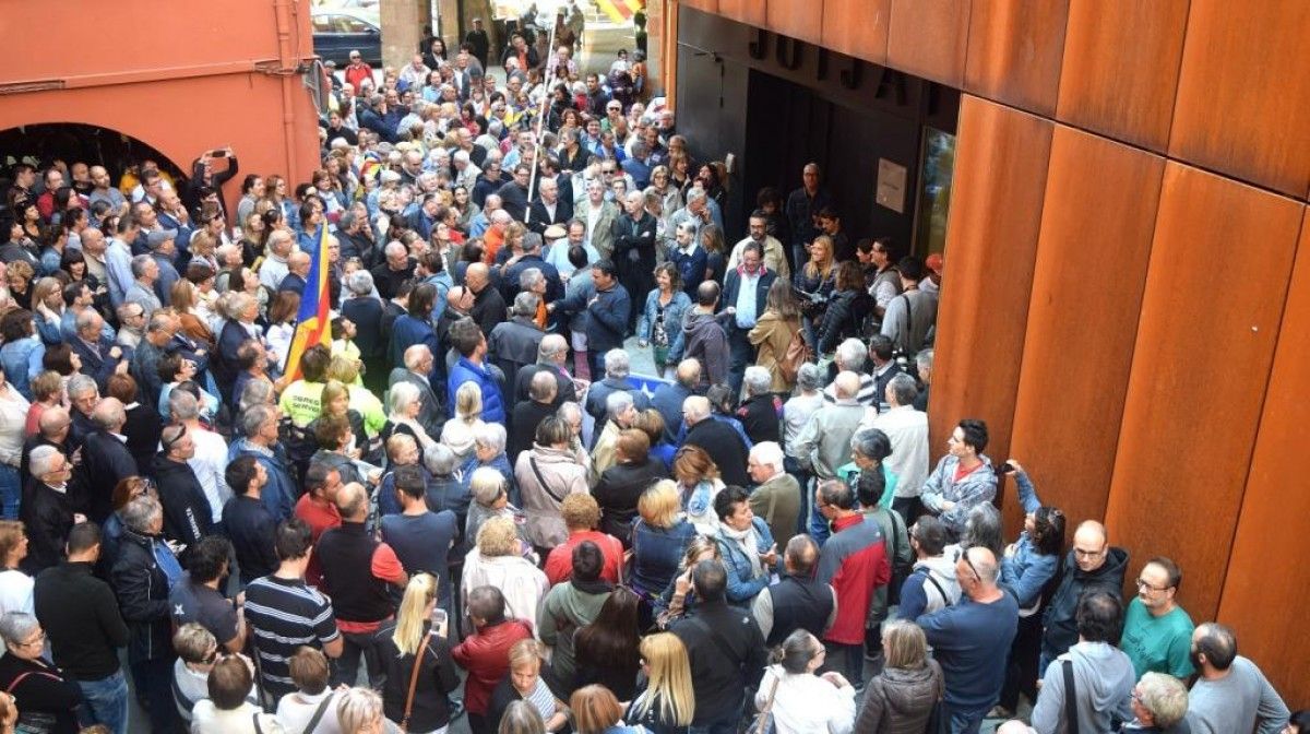Imatge de la mobilitació de Balaguer