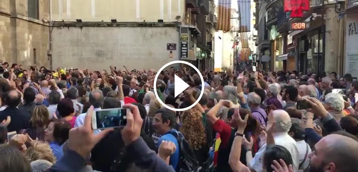 Imatge de la manifestació a Lleida