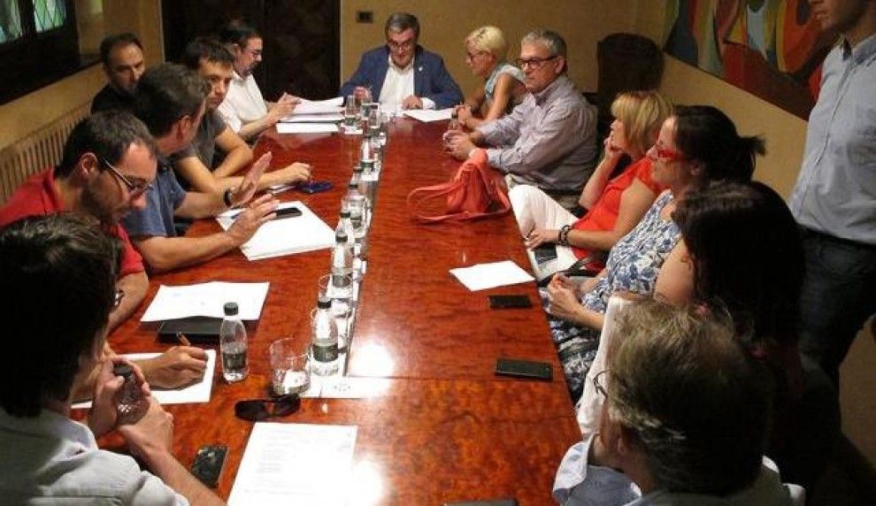 Imatge d'una reunió de la comissió