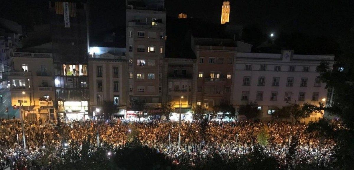 Milers de persones s'han concentrat a Lleida