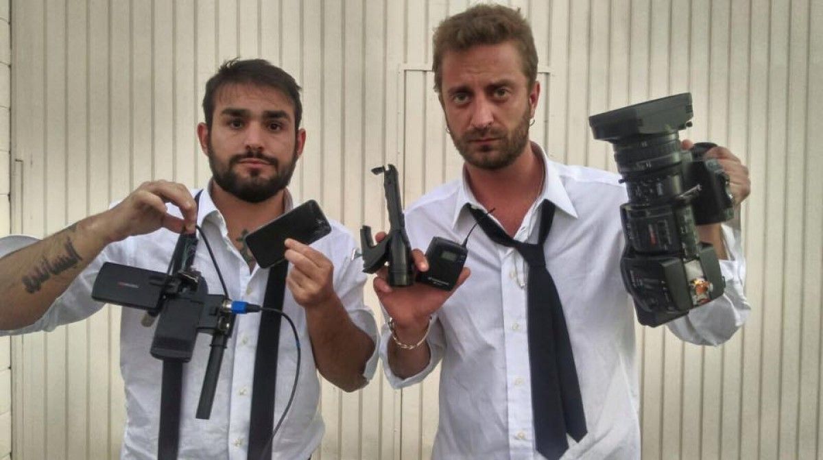 Els periodistes italians, amb les càmeres presumptament trencades per l'entorn de Márquez