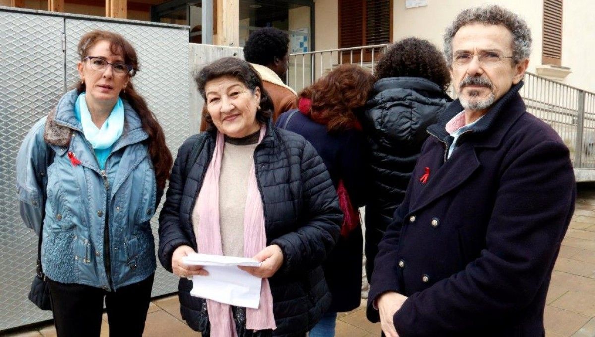 Membres de la Plataforma d'Afectats pel VIH de les Terres de Lleida