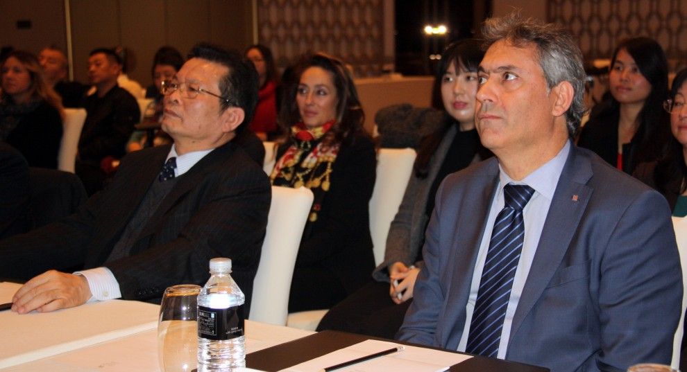 Ciuraneta, amb el president de la China Meet Association