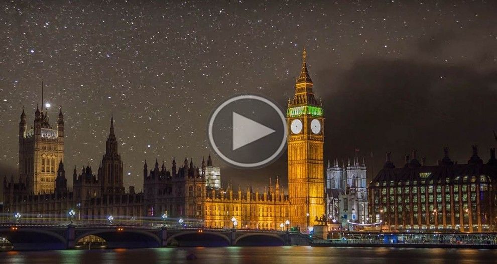 Una imatge del time-lapse sobre Londres