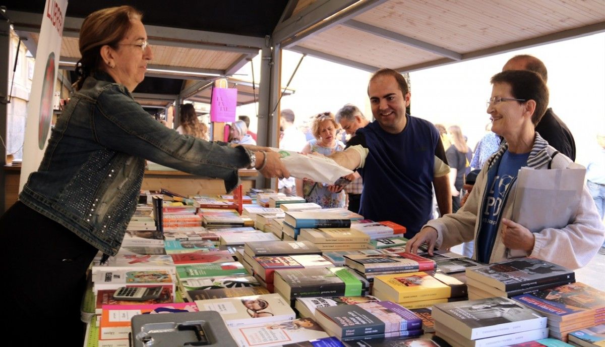 Una parada de llibres a Lleida