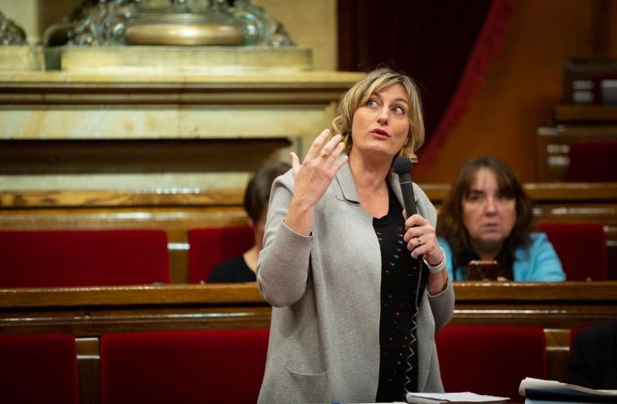 La consellera Alba Vergés, aquest dimecres al Parlament