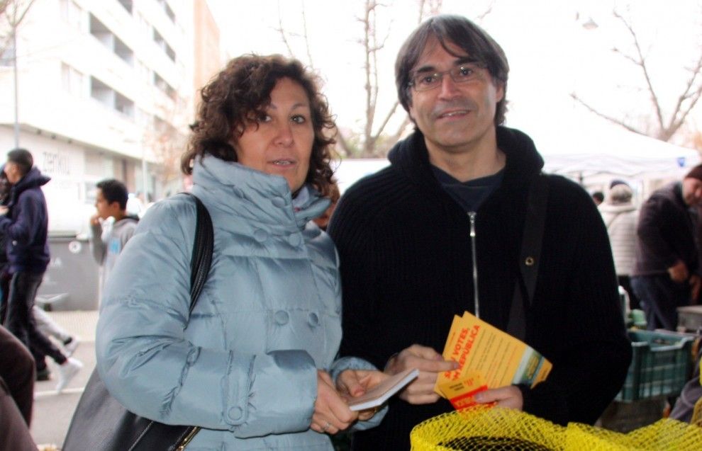 Eritja, amb la regidora Núria Marín