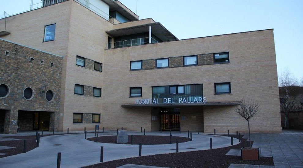 Entrada principal de l'Hospital del Pallars, a Tremp