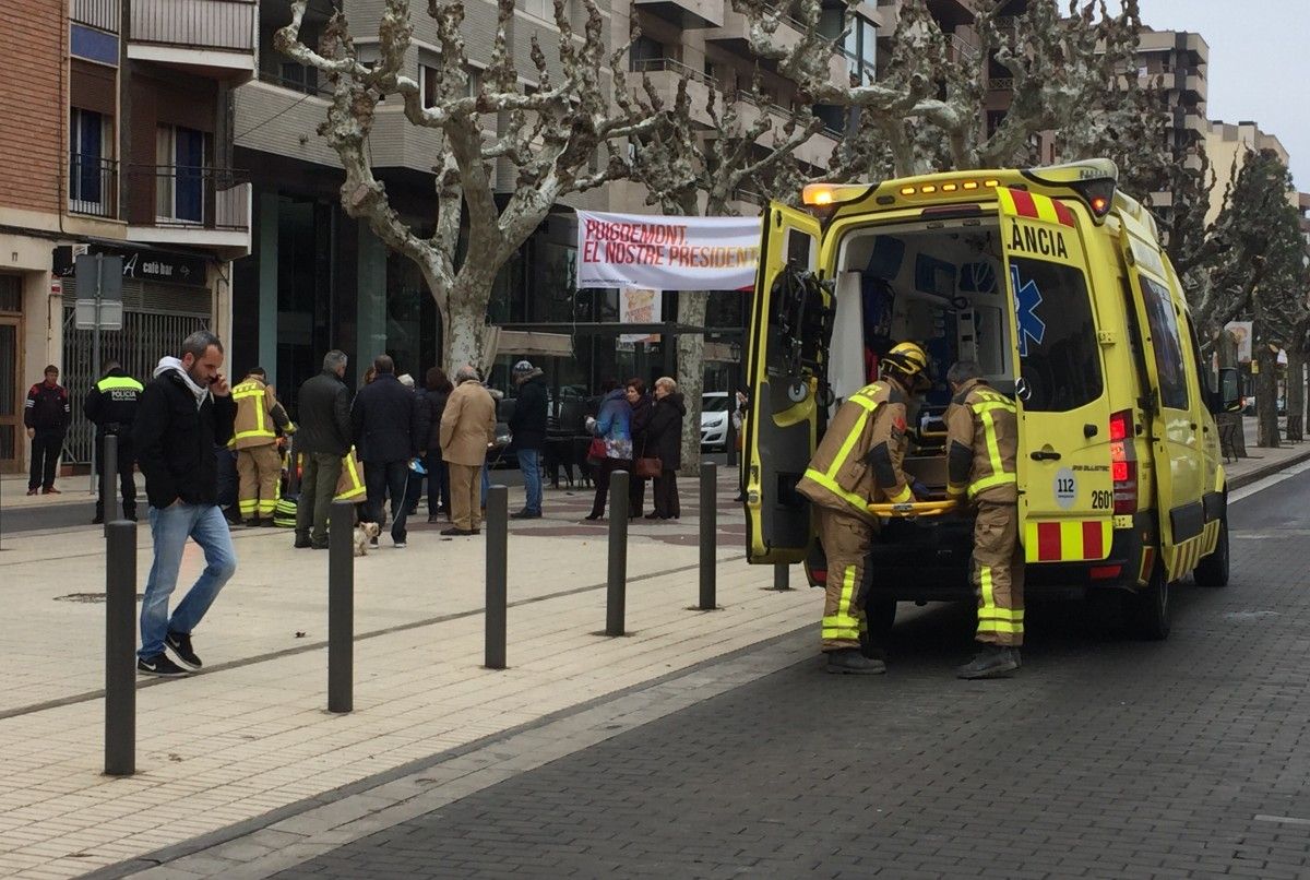 Imatge del lloc de l'atropellament