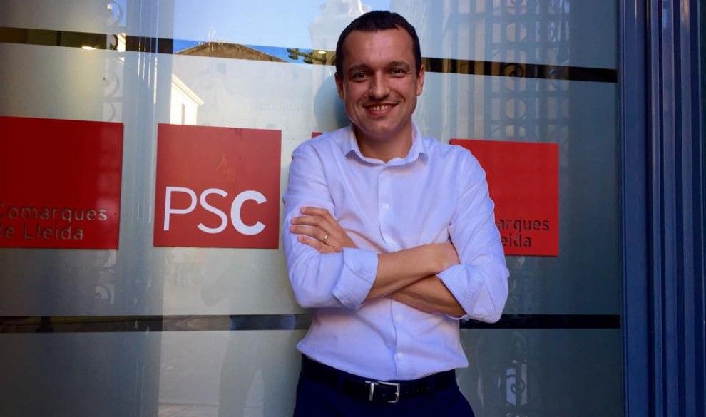 Òscar Ordeig, candidat del PSC a Lleida
