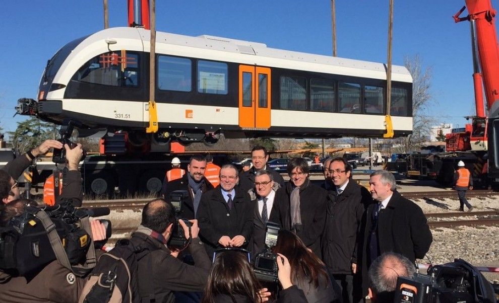 Puigdemont ha presidit la presentació del nou tren