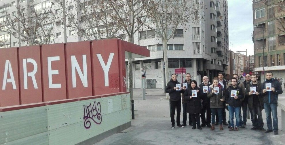 Membres de la Crida per Lleida han presentat la campanya