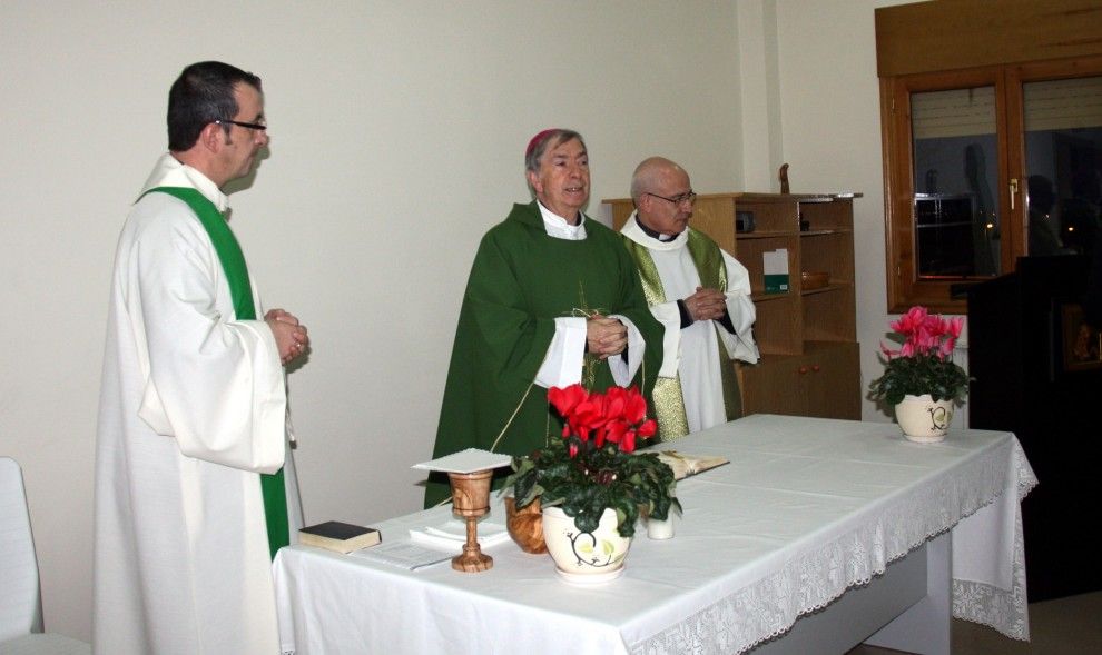 El bisbe de Lleida ha fet missa a Rosselló
