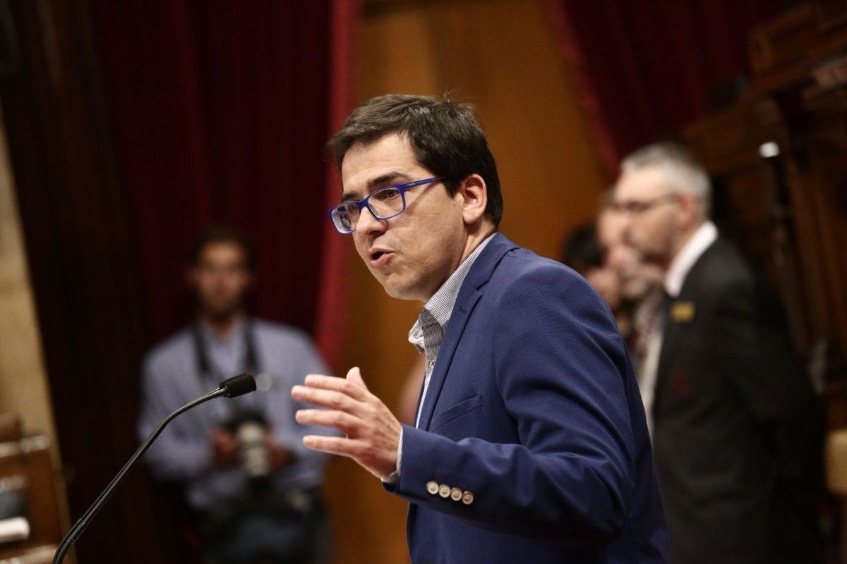 José María Espejo-Saavedra, vicepresident del Parlament i dirigent de C's, aquest dimecres al ple