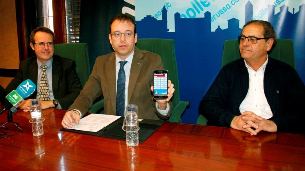 L'alcalde Marc Solsona ha presentat la nova aplicació