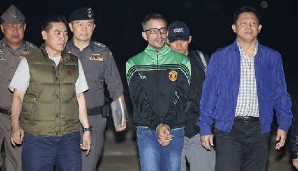 El detingut, ha estat traslladat a Bangkok