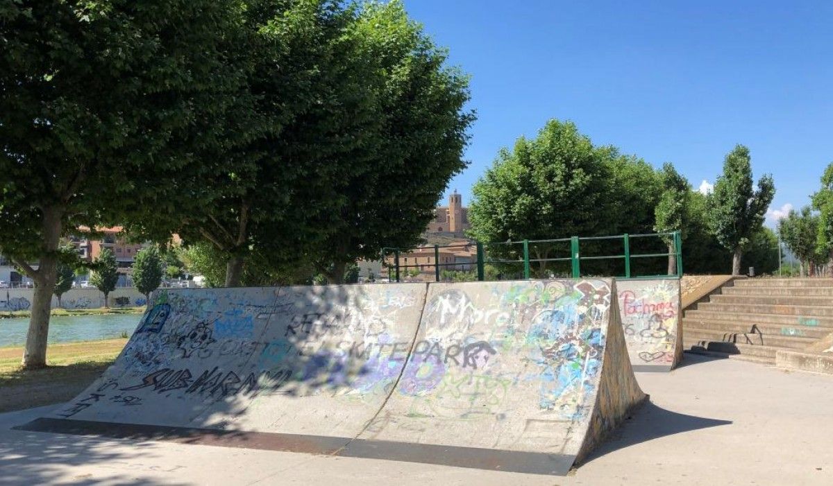 Imatge de la pista d'skate de Balaguer