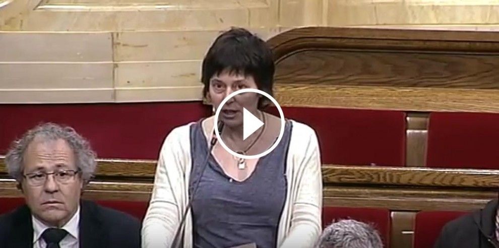 Pilar Castillejo avui al Parlament